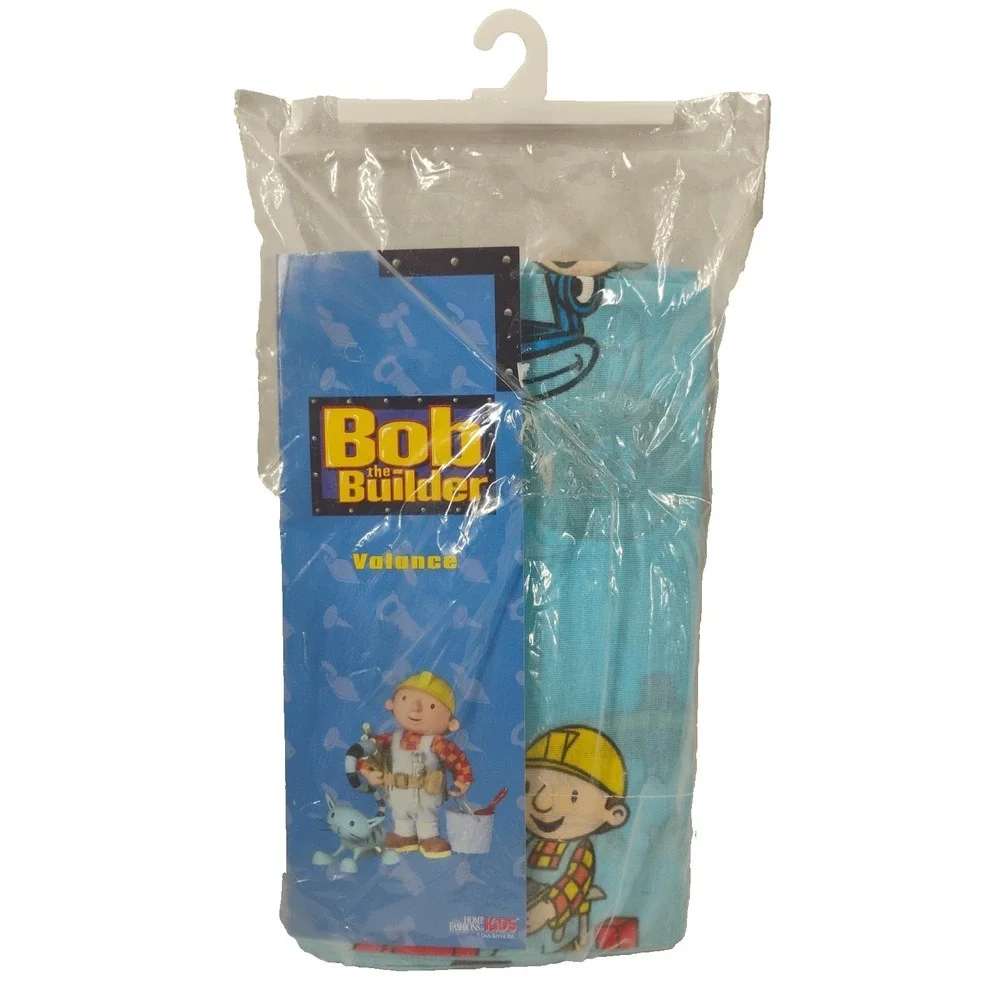 NEW Bob the Builder Window Valance Curtain NIP 2001 fits 36